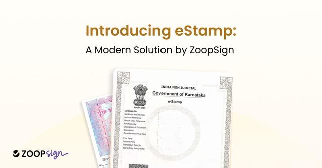 Introducing eStamp: A Modern Solution by ZoopSign