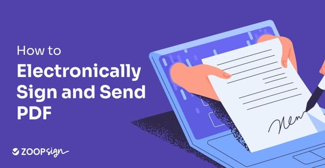 How to Electronically Sign and Send Pdf