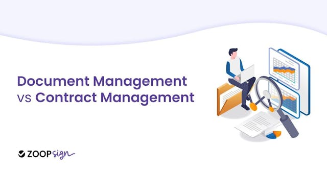 Document Management vs Contract Management