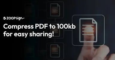 Compress PDF to 100kb for easy sharing!